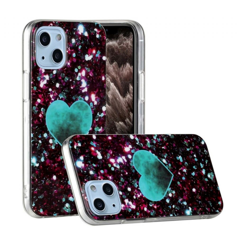 Kryty Na Mobil Na iPhone 13 Mini Třpytivý Mramor