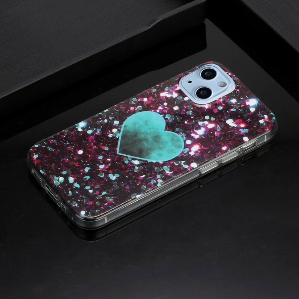 Kryty Na Mobil Na iPhone 13 Mini Třpytivý Mramor
