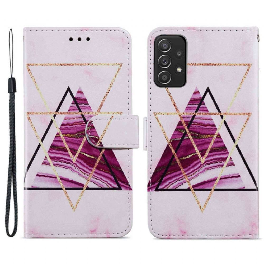 Flipové Pouzdro Na Samsung Galaxy A33 5G Intenzivní Mramor