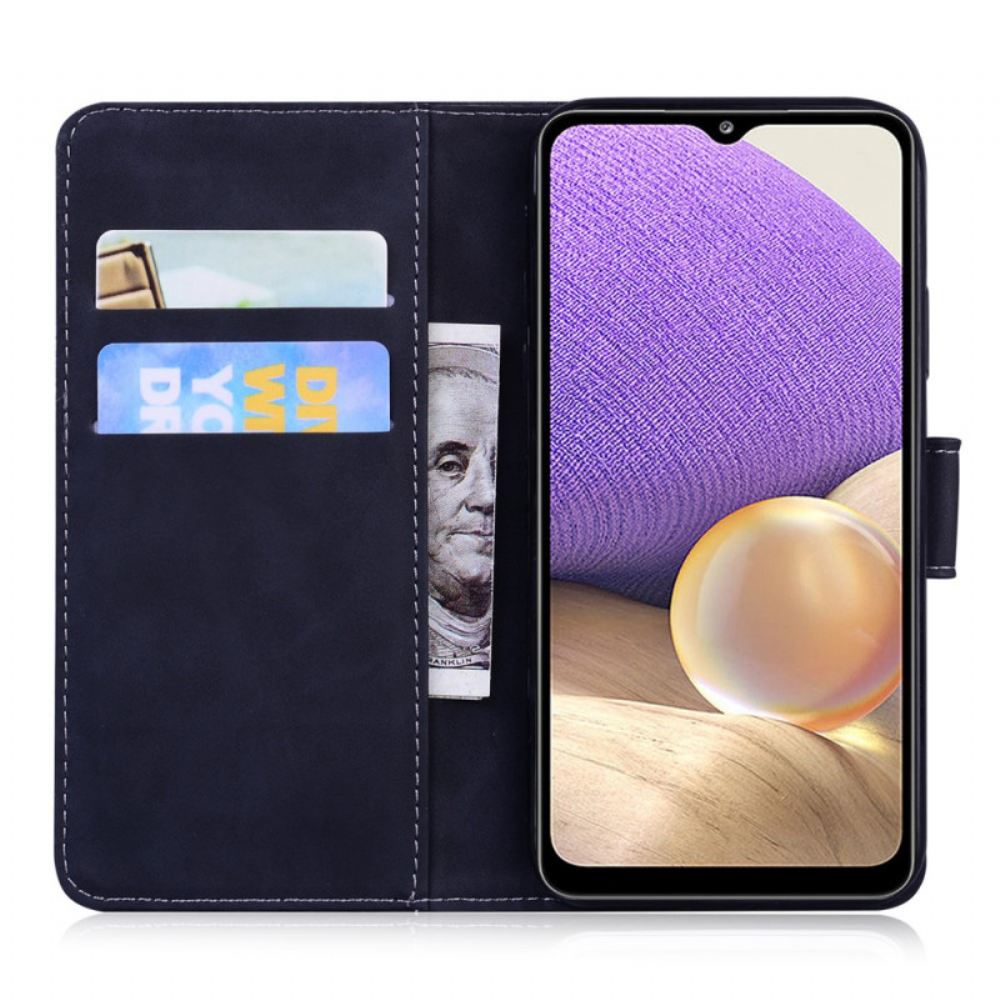Flipové Pouzdro Na Samsung Galaxy A33 5G Jednobarevný Design