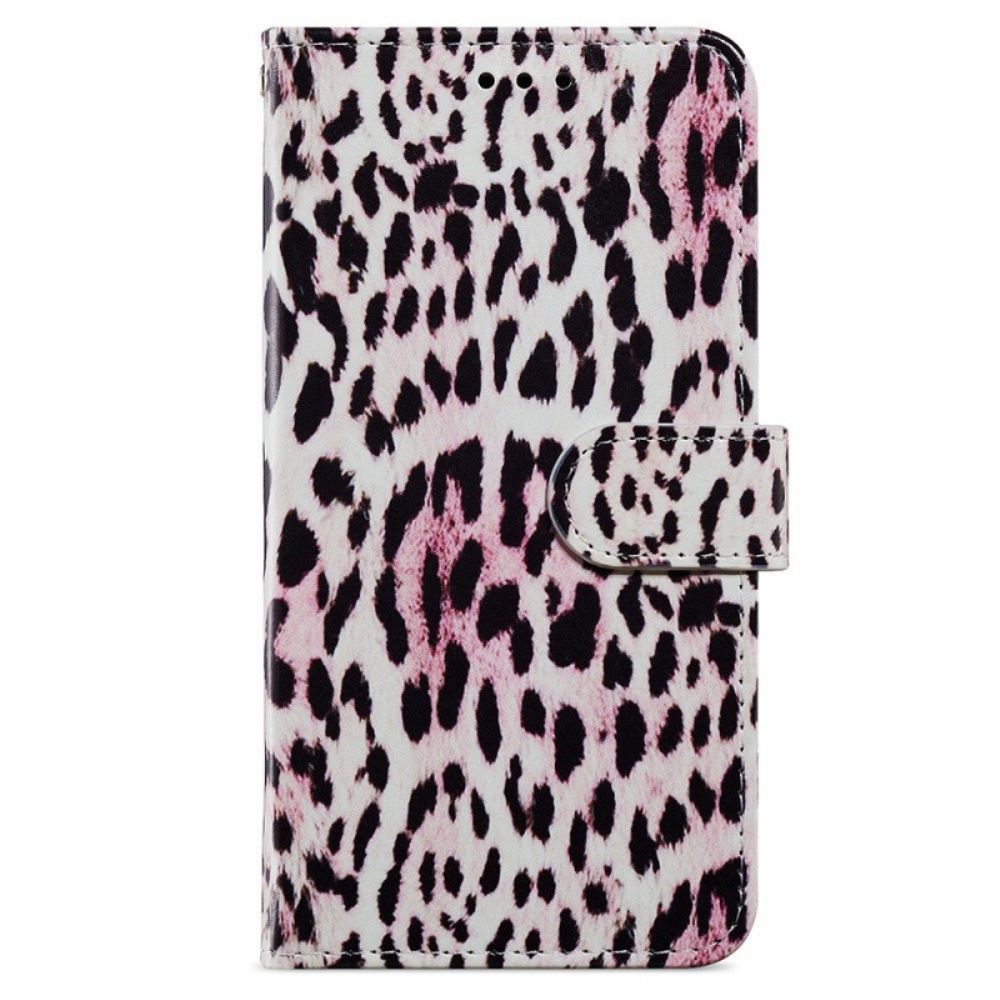 Flipové Pouzdro Na Samsung Galaxy A33 5G Leopardí Tisk