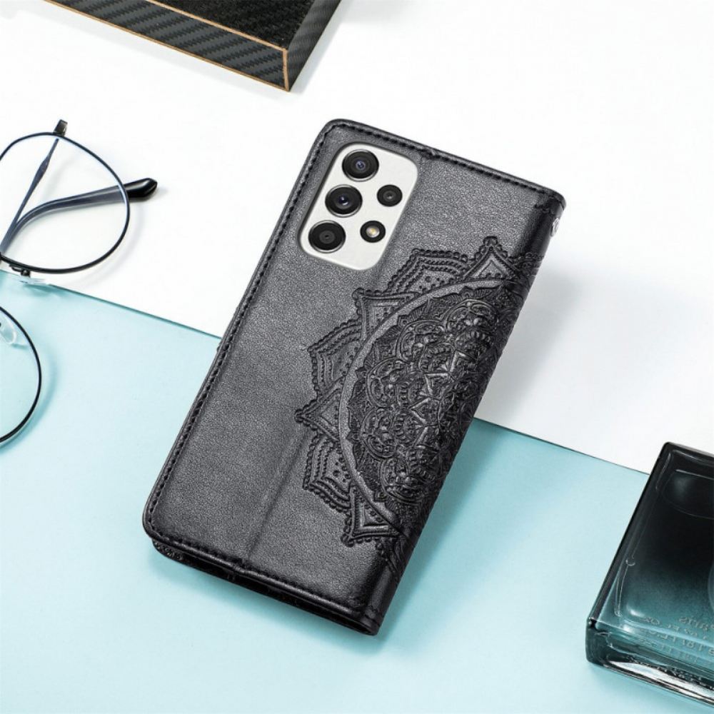 Flipové Pouzdro Na Samsung Galaxy A33 5G Středověká Mandala