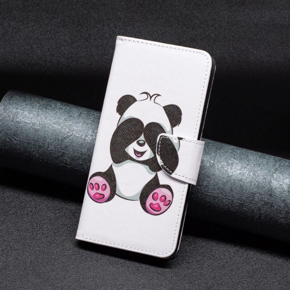 Kožené Pouzdro Na Samsung Galaxy A33 5G Panda Zábava