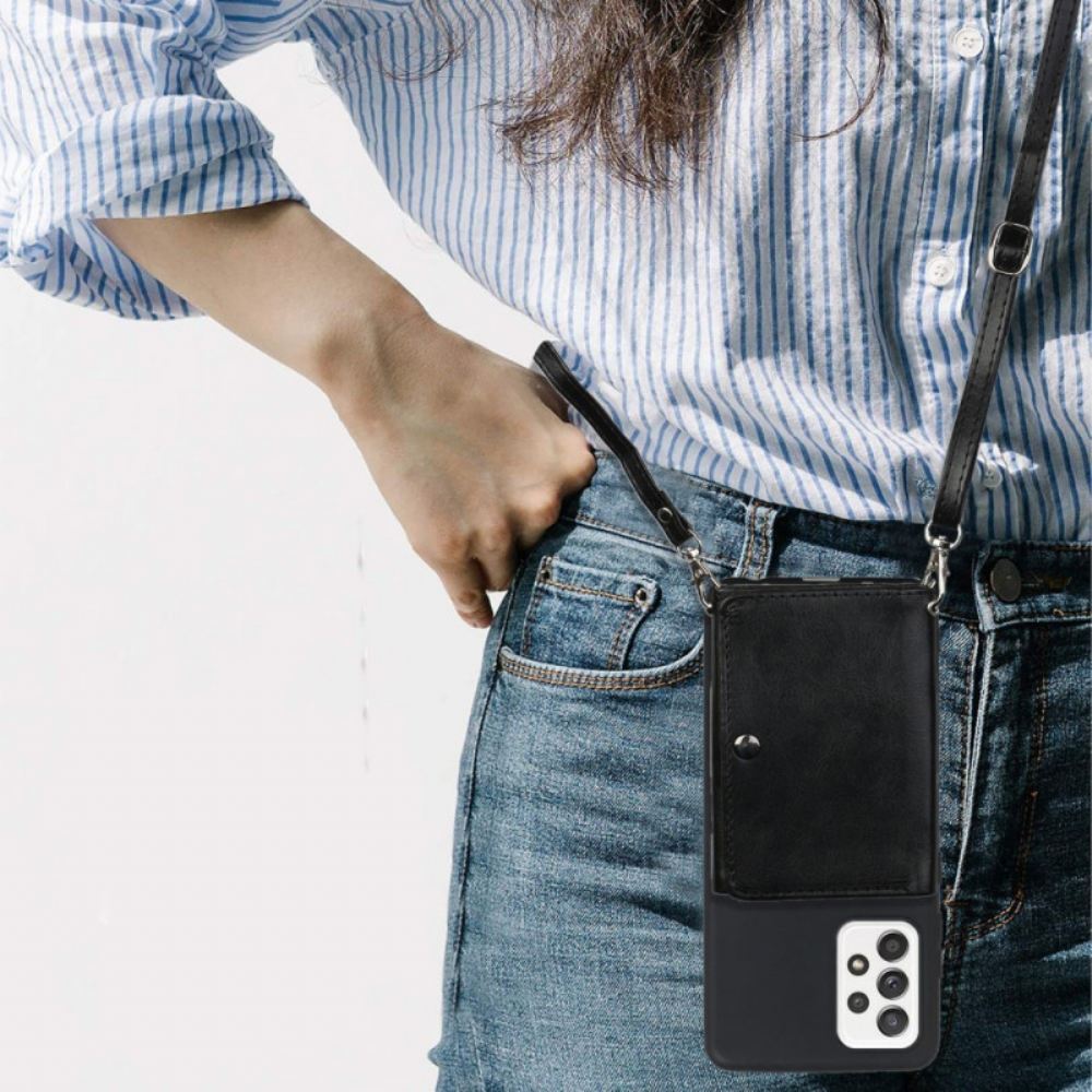 Kryt Na Samsung Galaxy A33 5G Držák Crossbody Karty