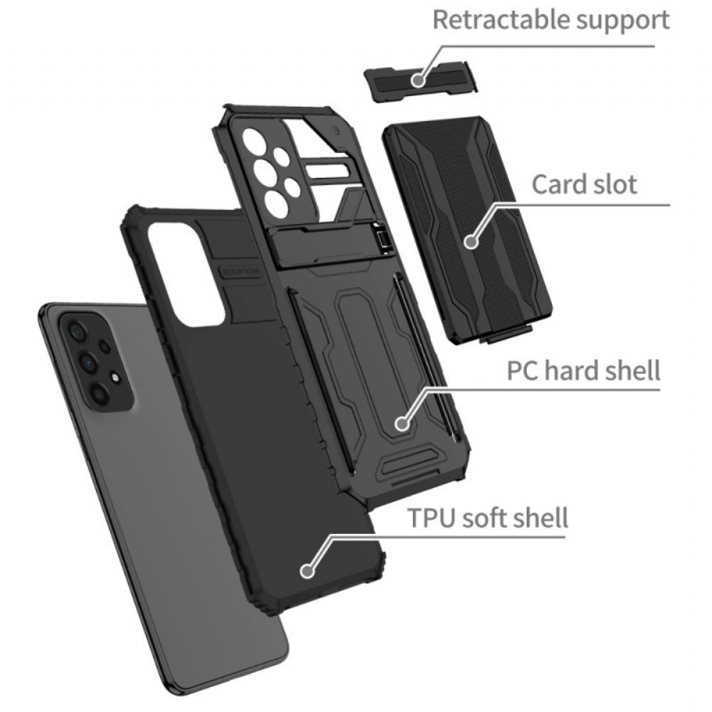 Kryt Na Samsung Galaxy A33 5G Držák Na Zip A Stojánek