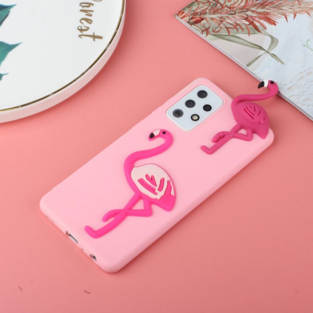 Kryt Na Samsung Galaxy A33 5G Flamingo 3d