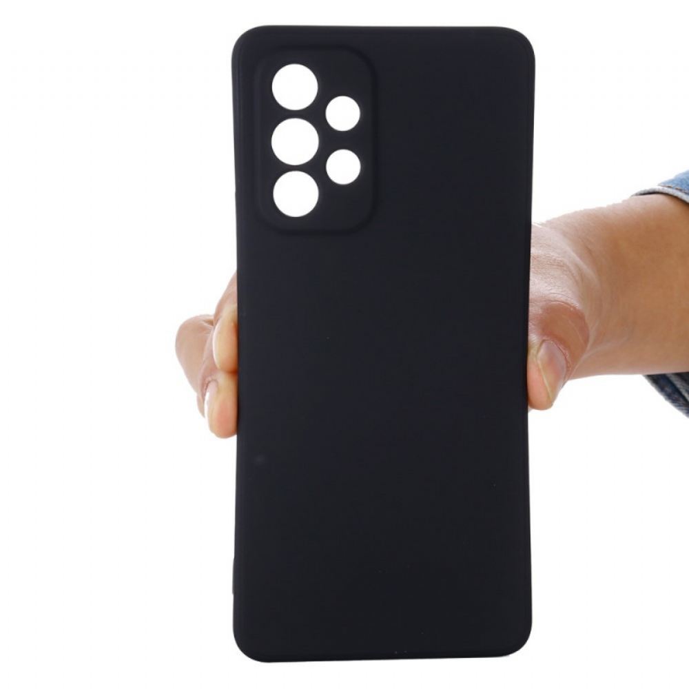 Kryt Na Samsung Galaxy A33 5G Tekutý Silikon Se Šňůrkou