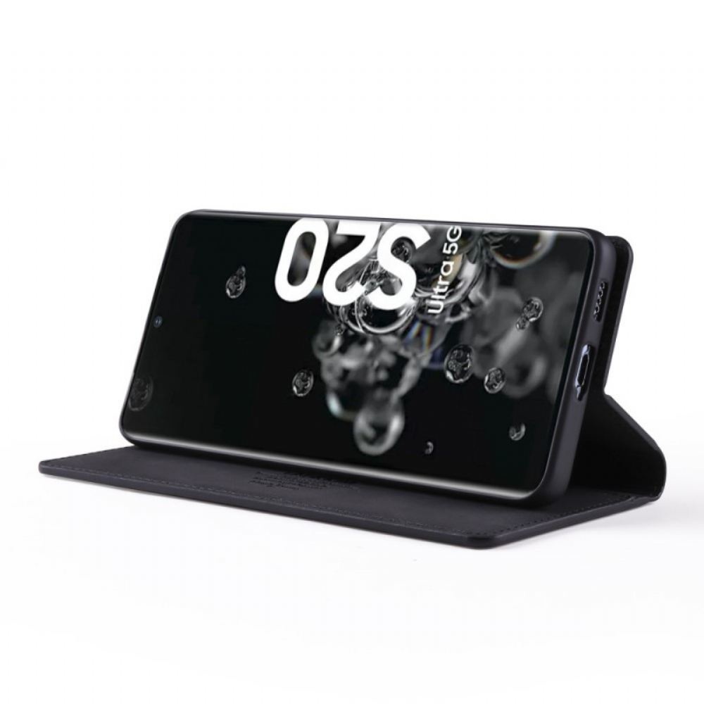 Flipové Pouzdro Na Samsung Galaxy S20 Ultra Kožený Styl Taokkim