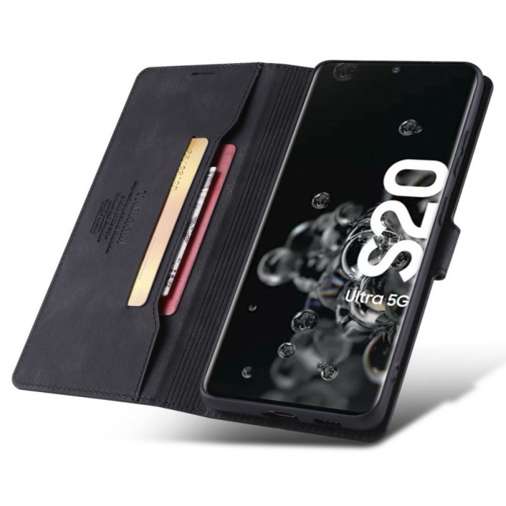 Flipové Pouzdro Na Samsung Galaxy S20 Ultra Kožený Styl Taokkim