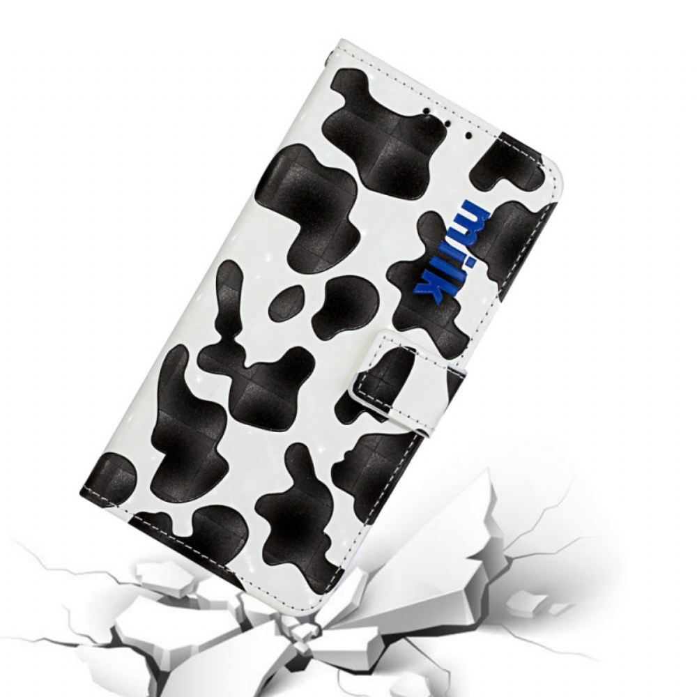 Flipové Pouzdro Na Samsung Galaxy S20 Ultra Na Lana Nastavitelný Popruh Z Hovězí Kůže