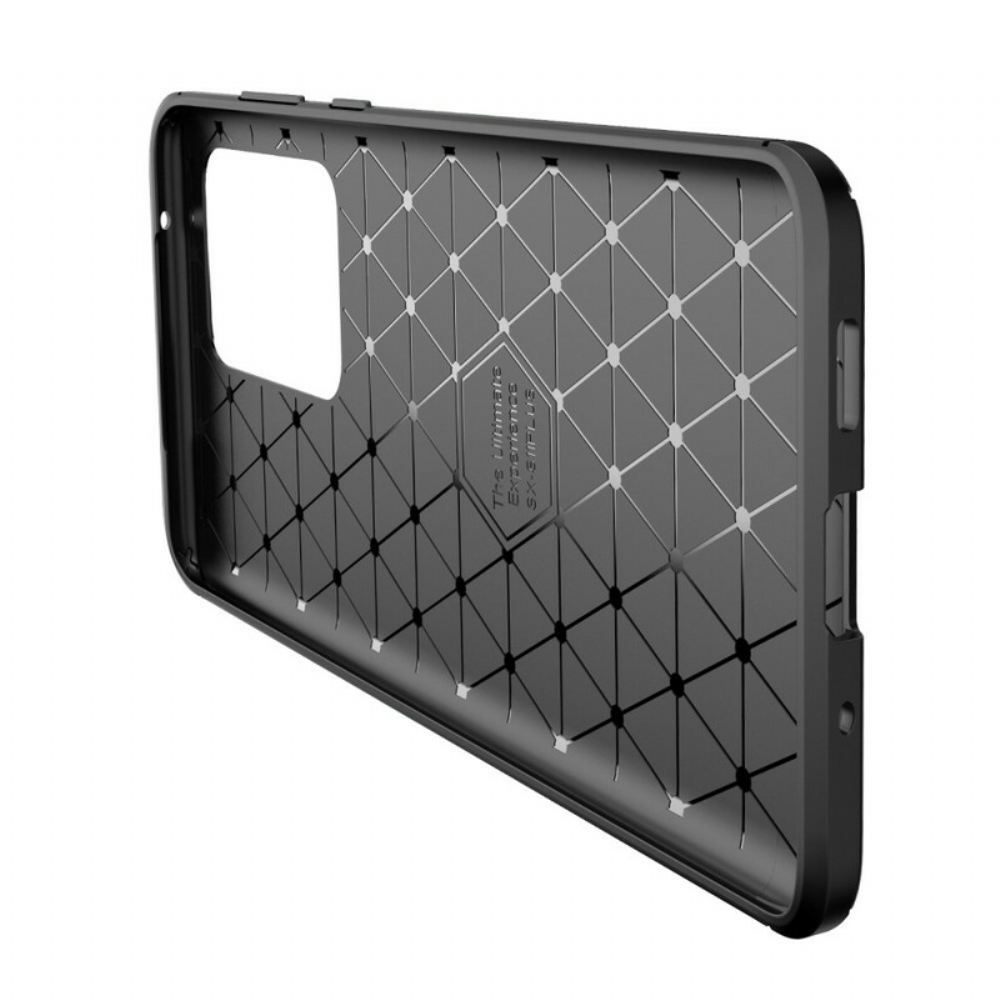 Kryt Na Samsung Galaxy S20 Ultra Flexibilní Textura Uhlíkových Vláken