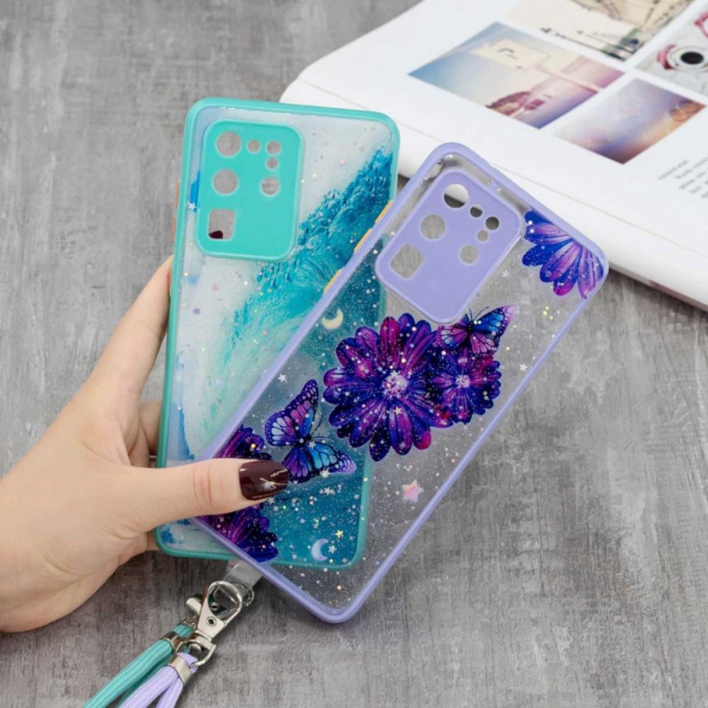 Kryt Na Samsung Galaxy S20 Ultra Vlna Šňůrou