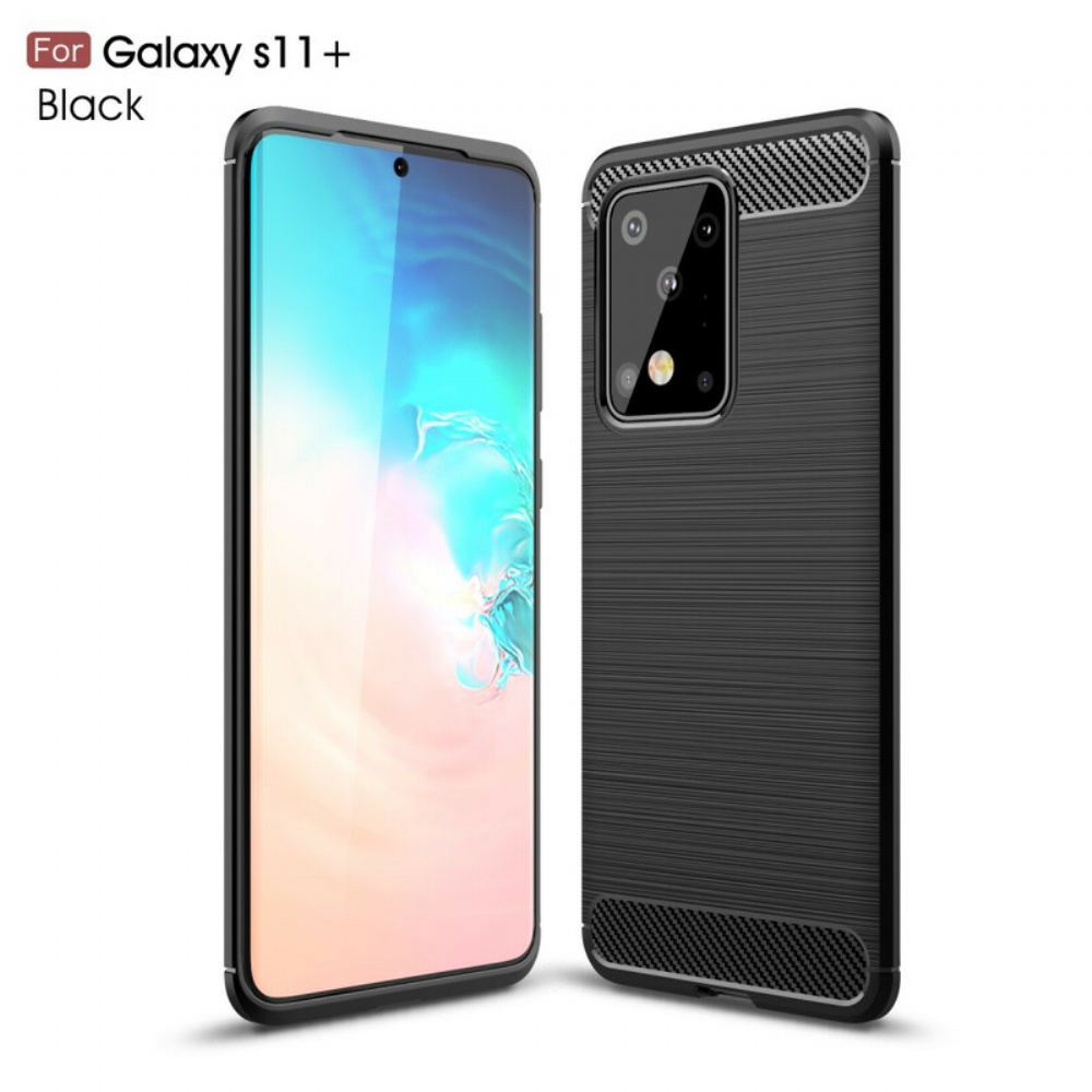 Kryty Na Mobil Na Samsung Galaxy S20 Ultra Kartáčované Uhlíkové Vlákno