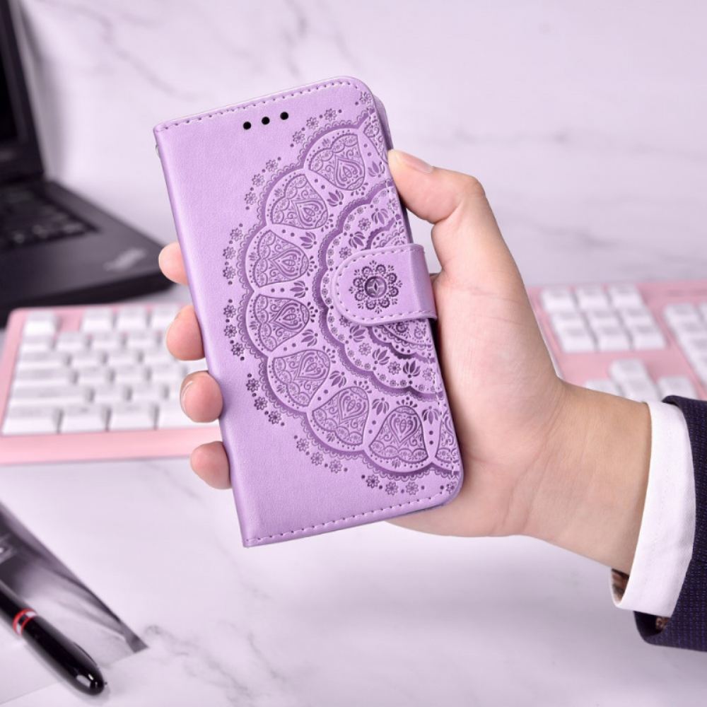 Flipové Pouzdro Na Samsung Galaxy S22 5G Mandala Totem