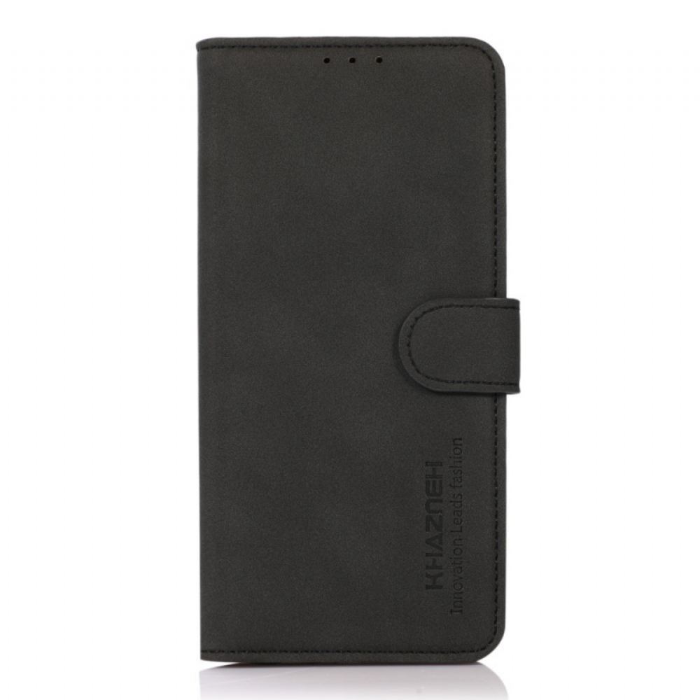 Flipové Pouzdro Na Samsung Galaxy S22 5G Textura S Koženým Efektem Khazneh