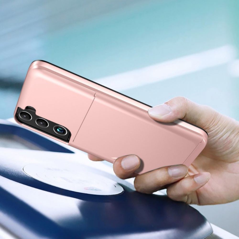 Kryt Na Samsung Galaxy S22 5G Držák Karty Na Zip