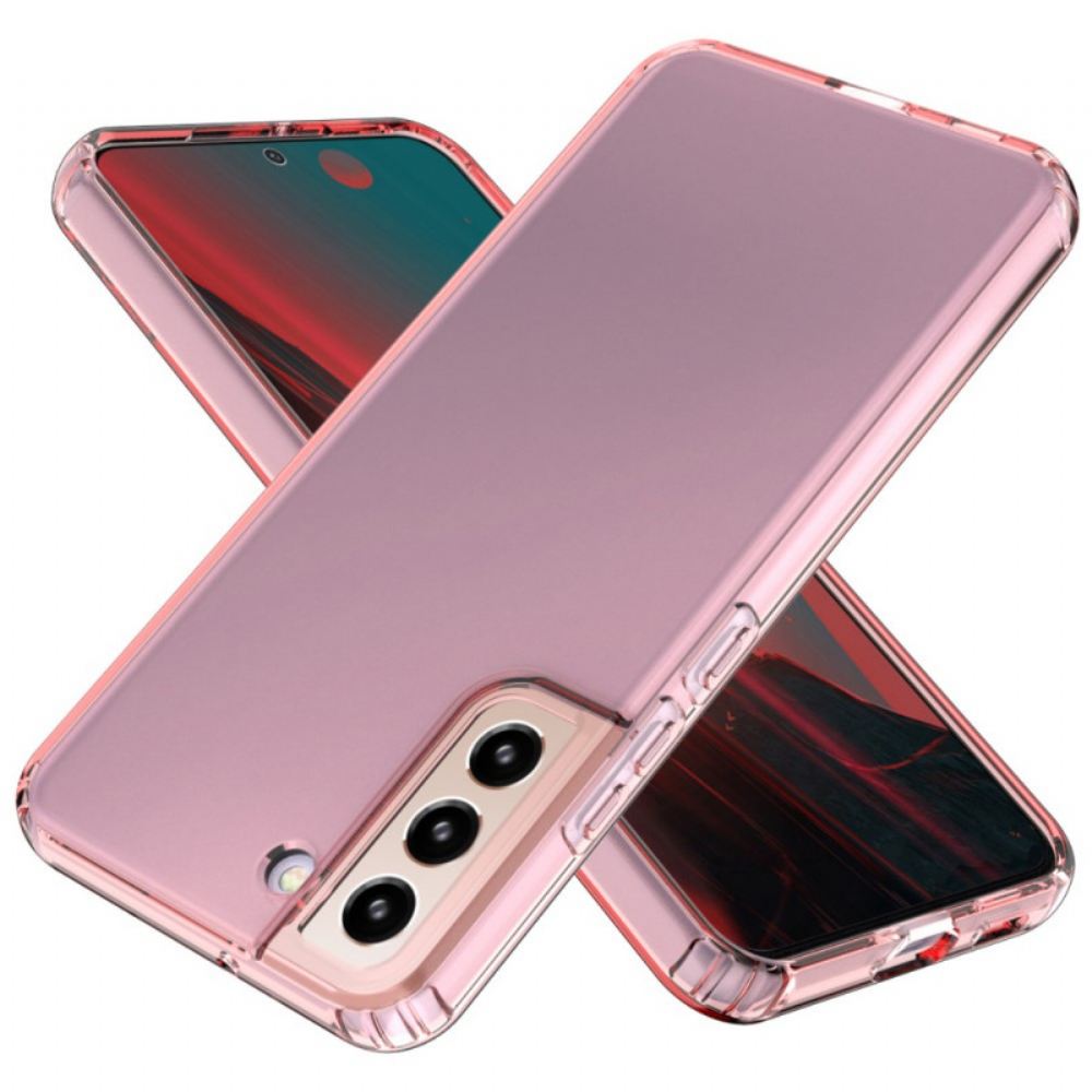 Kryty Na Mobil Na Samsung Galaxy S22 5G Barevná Průhledná