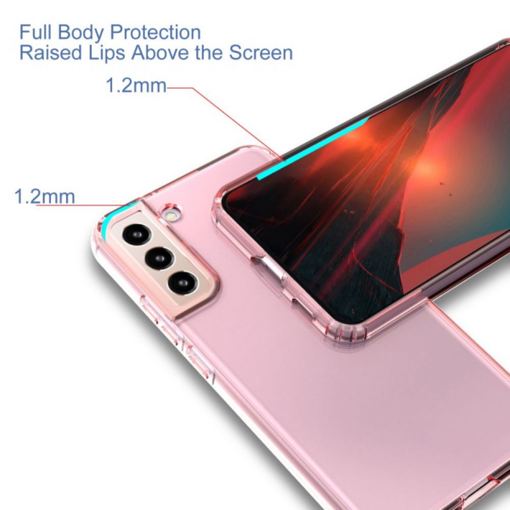 Kryty Na Mobil Na Samsung Galaxy S22 5G Barevná Průhledná