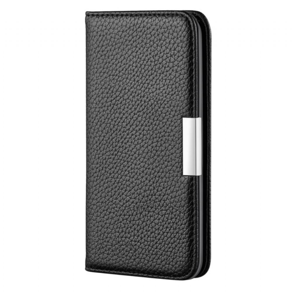 Kryty Na Mobil Na Samsung Galaxy S22 5G Flipové Pouzdro Umělá Kůže Litchi Ultra Chic