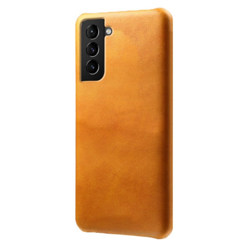 Kryty Na Mobil Na Samsung Galaxy S22 5G Kožený Efekt Ksq