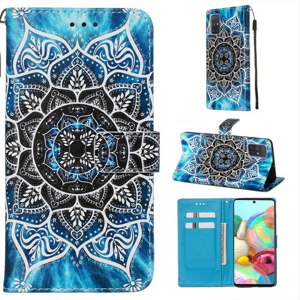 Flipové Pouzdro Na Samsung Galaxy A71 Mandala Na Obloze