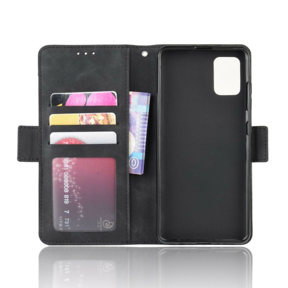 Kožené Pouzdro Na Samsung Galaxy A71 Multi-card První Třídy