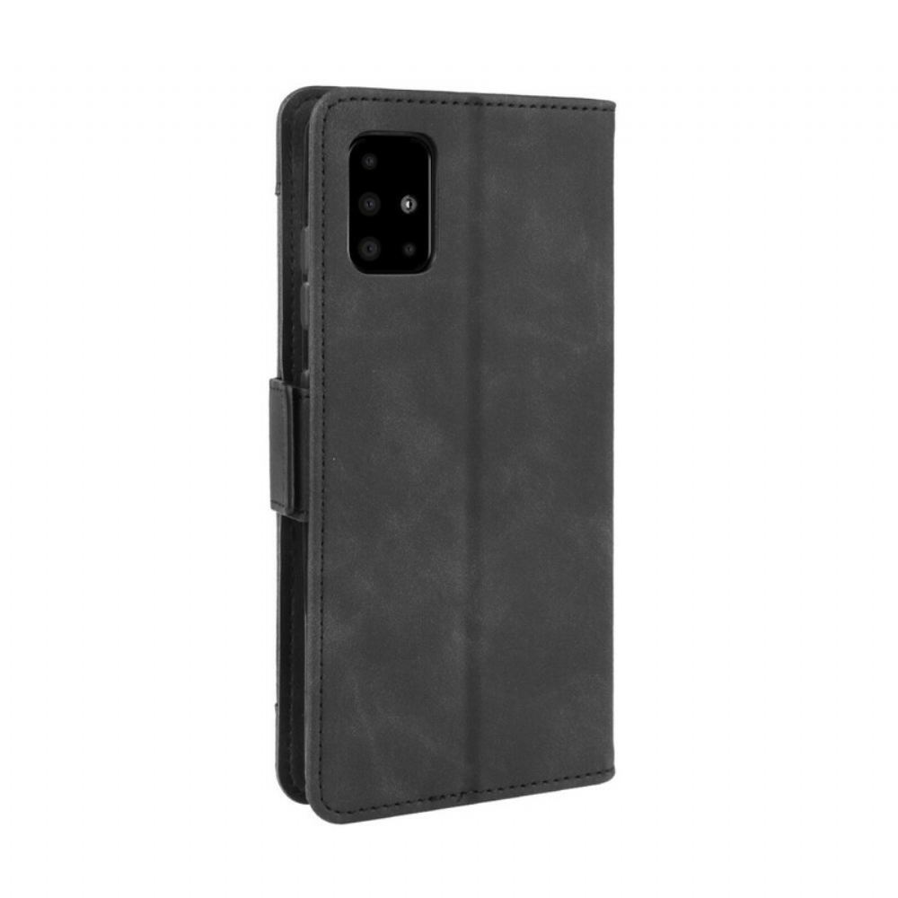 Kožené Pouzdro Na Samsung Galaxy A71 Multi-card První Třídy