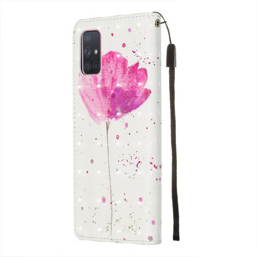Kryt Flipové Pouzdro Na Samsung Galaxy A71 Akvarelová Ohlávka