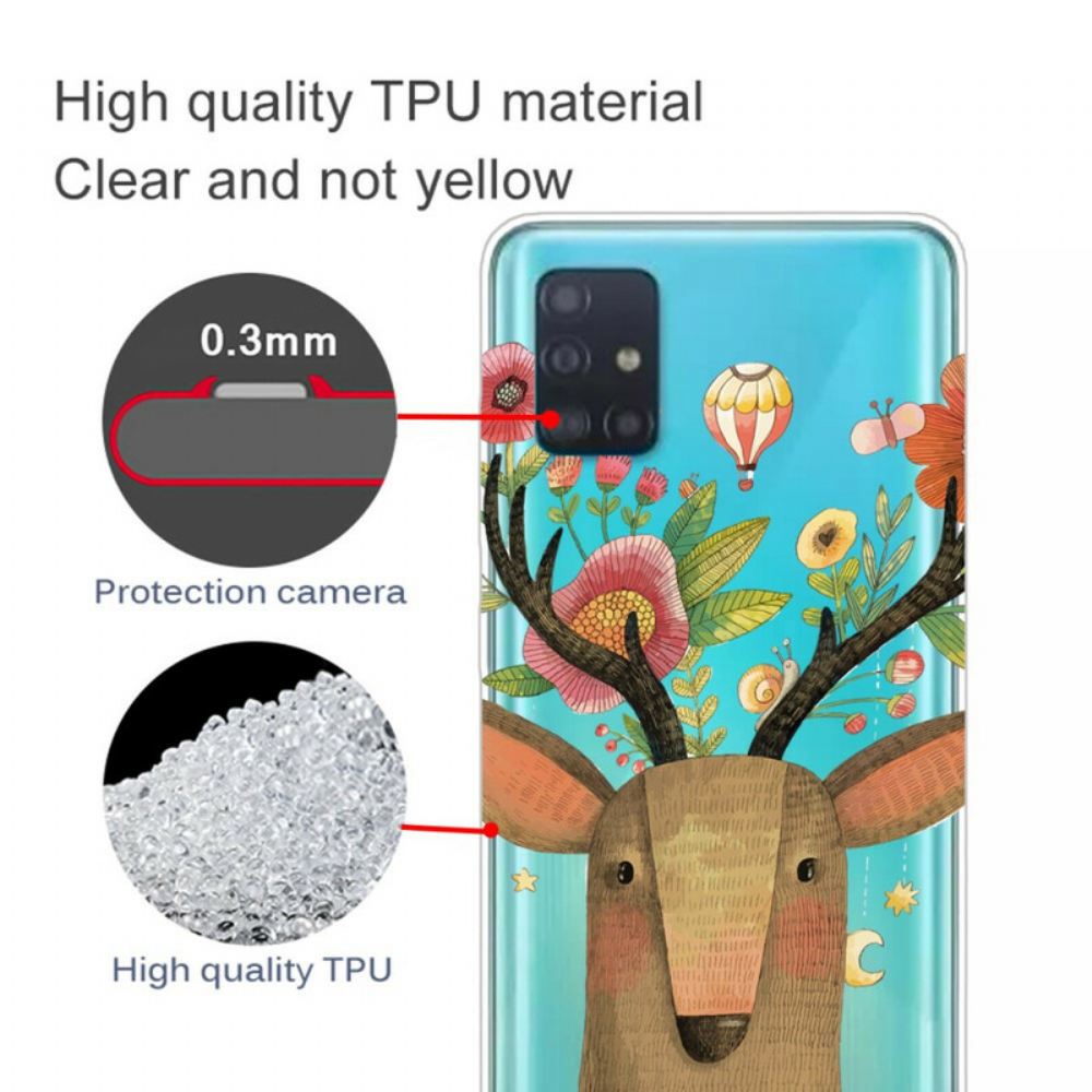 Kryt Na Samsung Galaxy A71 Kmenový Jelen