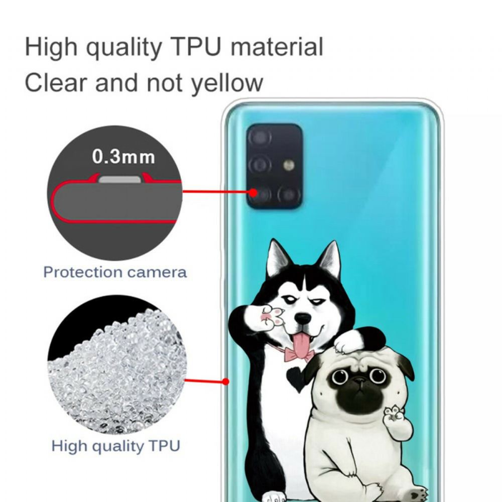 Kryt Na Samsung Galaxy A71 Legrační Psi