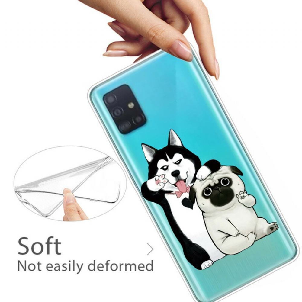 Kryt Na Samsung Galaxy A71 Legrační Psi