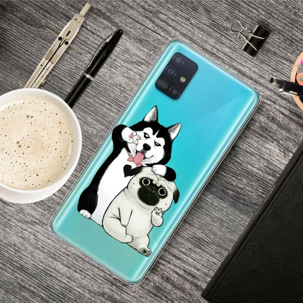 Kryt Na Samsung Galaxy A71 Legrační Psi