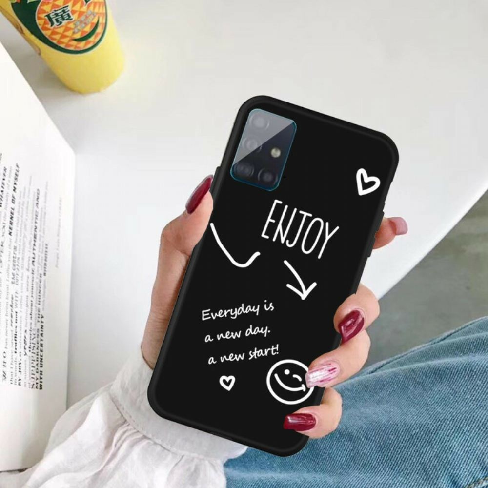 Kryt Na Samsung Galaxy A71 Silikonová Radost