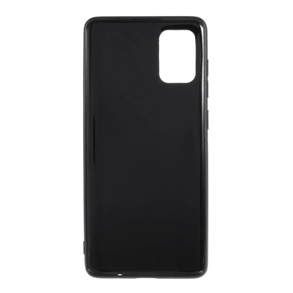 Kryt Na Samsung Galaxy A71 Textura Uhlíkových Vláken