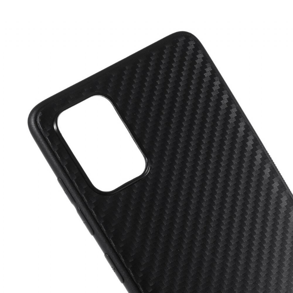 Kryt Na Samsung Galaxy A71 Textura Uhlíkových Vláken