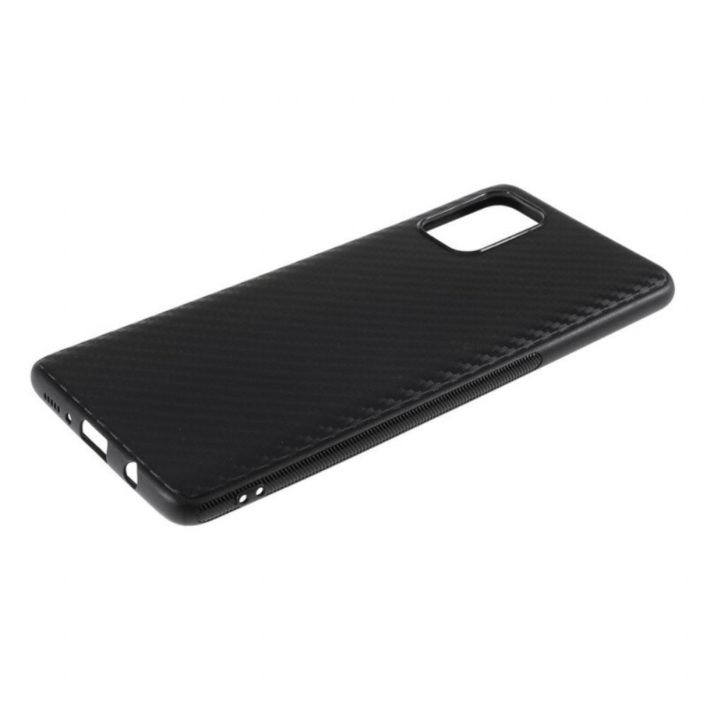 Kryt Na Samsung Galaxy A71 Textura Uhlíkových Vláken