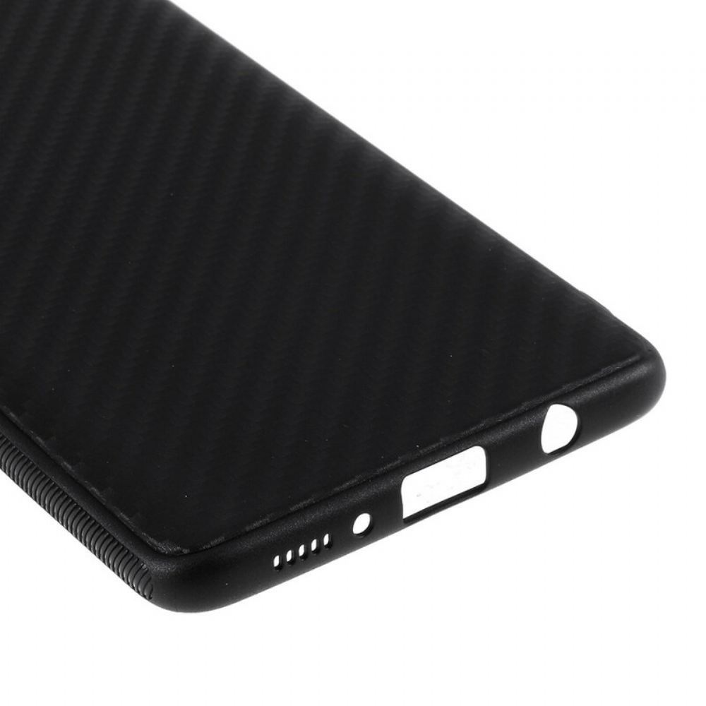 Kryt Na Samsung Galaxy A71 Textura Uhlíkových Vláken