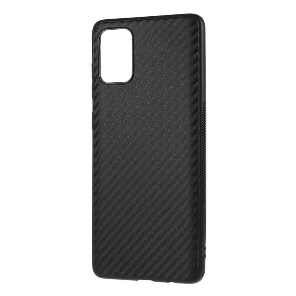 Kryt Na Samsung Galaxy A71 Textura Uhlíkových Vláken