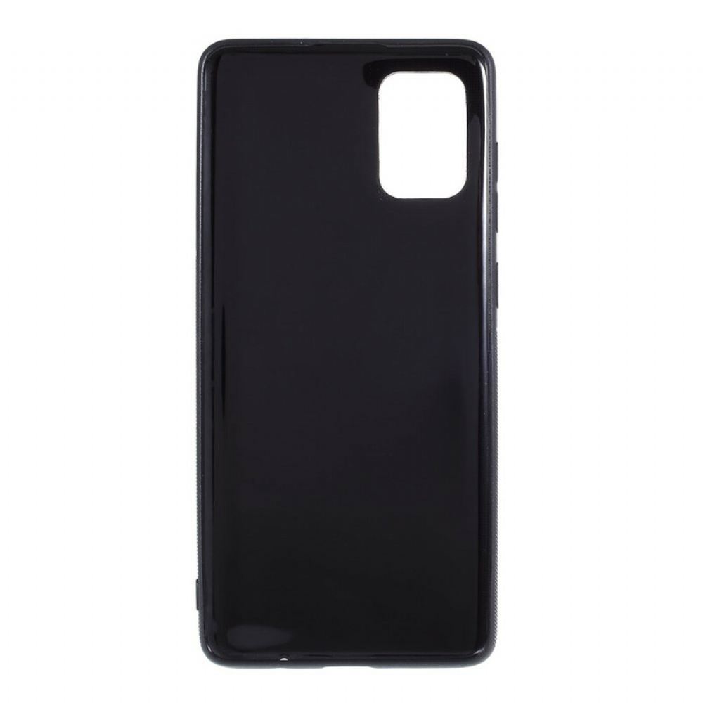 Kryt Na Samsung Galaxy A71 Textura Uhlíkových Vláken