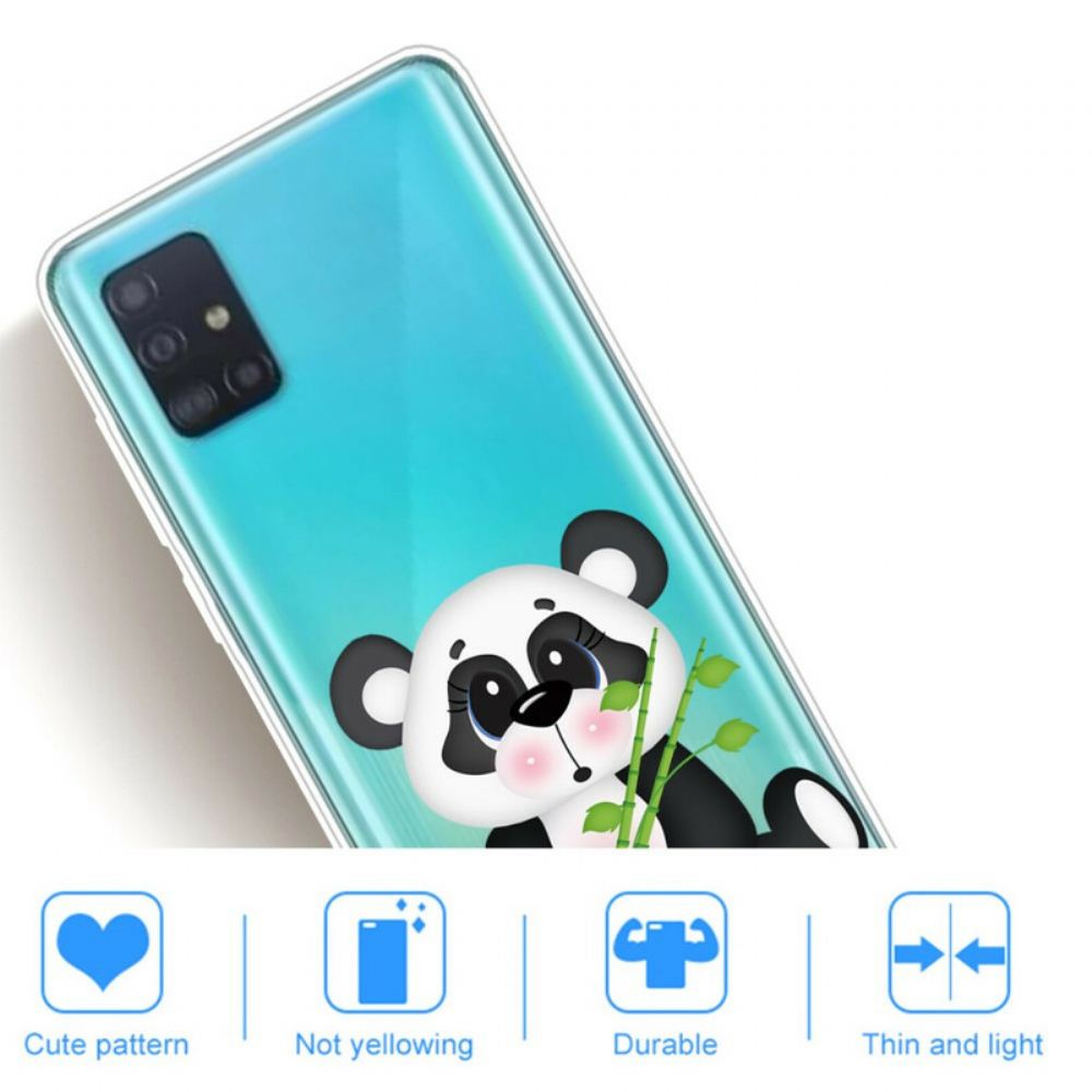 Kryt Na Samsung Galaxy A71 Transparentní Smutná Panda