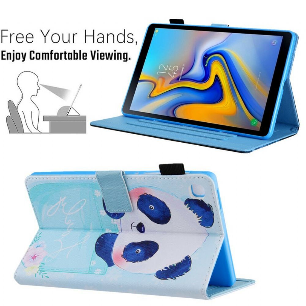 Flipové Pouzdro Na Samsung Galaxy Tab A7 Lite Krásná Panda