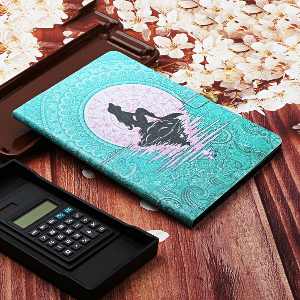 Flipové Pouzdro Na Samsung Galaxy Tab A7 Lite Mandala Mořské Panny