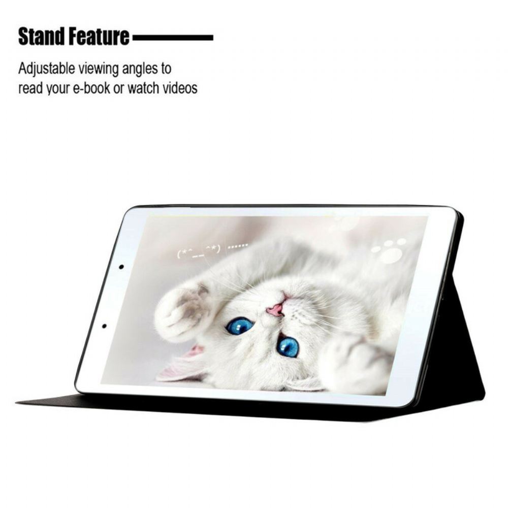 Flipové Pouzdro Na Samsung Galaxy Tab A7 Lite Styl Mramoru