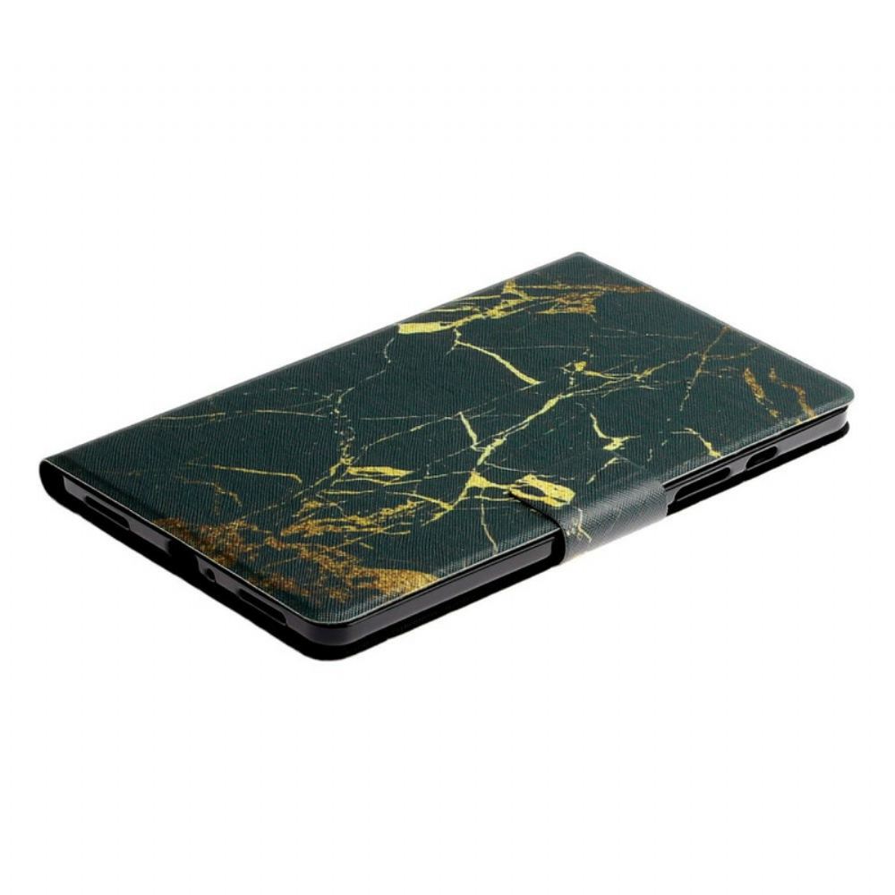 Flipové Pouzdro Na Samsung Galaxy Tab A7 Lite Styl Mramoru