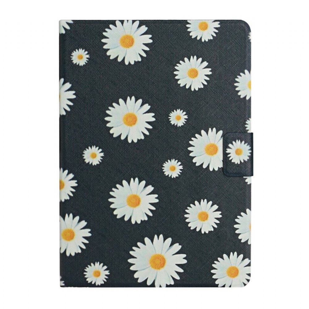 Kožené Pouzdro Na Samsung Galaxy Tab A7 Lite Květiny Květiny Květiny