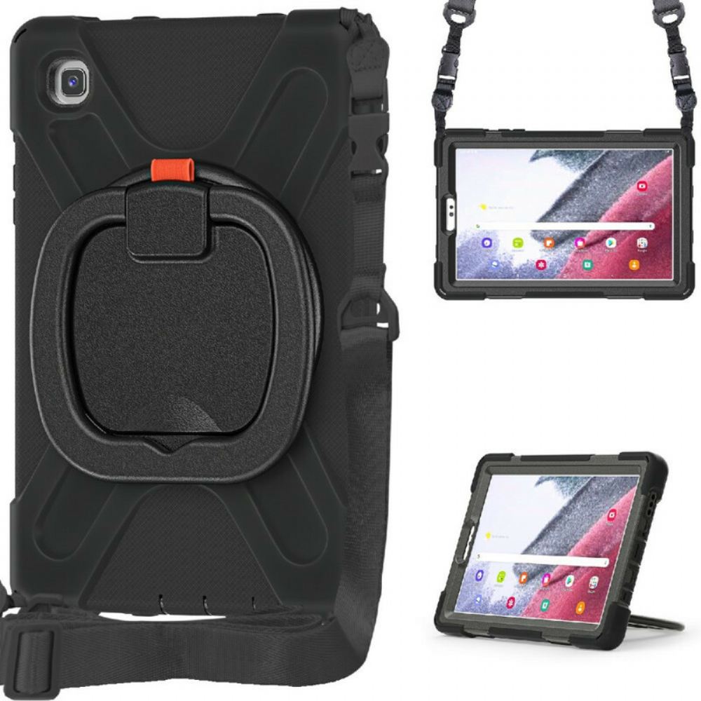 Kryt Na Samsung Galaxy Tab A7 Lite Multifunkční S Ramenním Popruhem