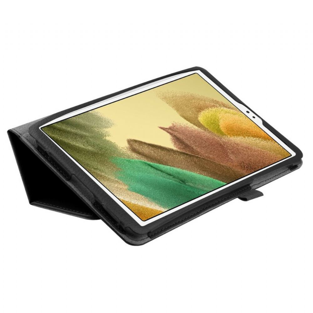 Pouzdra Na Samsung Galaxy Tab A7 Lite 2 Chlopně Z Umělé Kůže Litchi