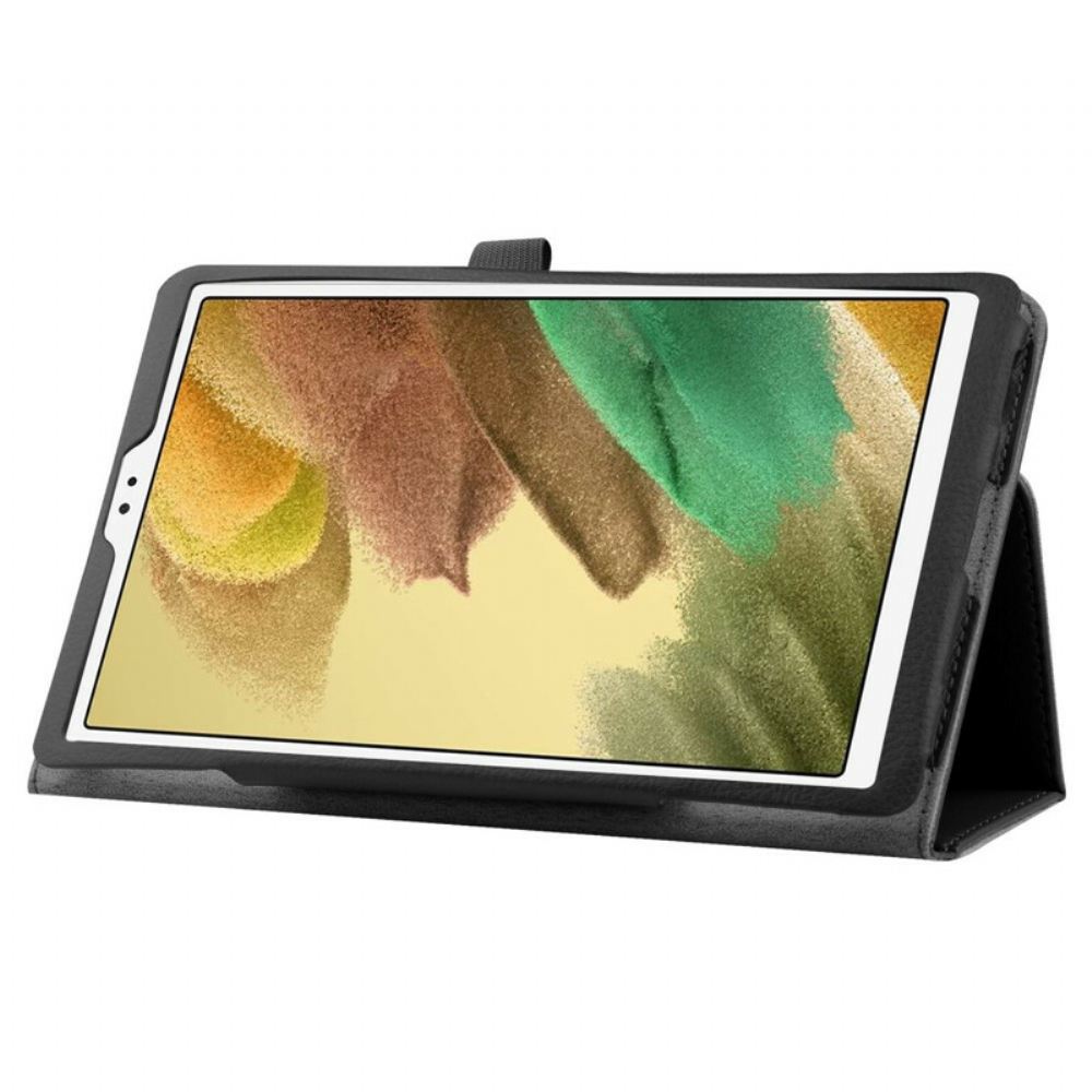 Pouzdra Na Samsung Galaxy Tab A7 Lite 2 Chlopně Z Umělé Kůže Litchi