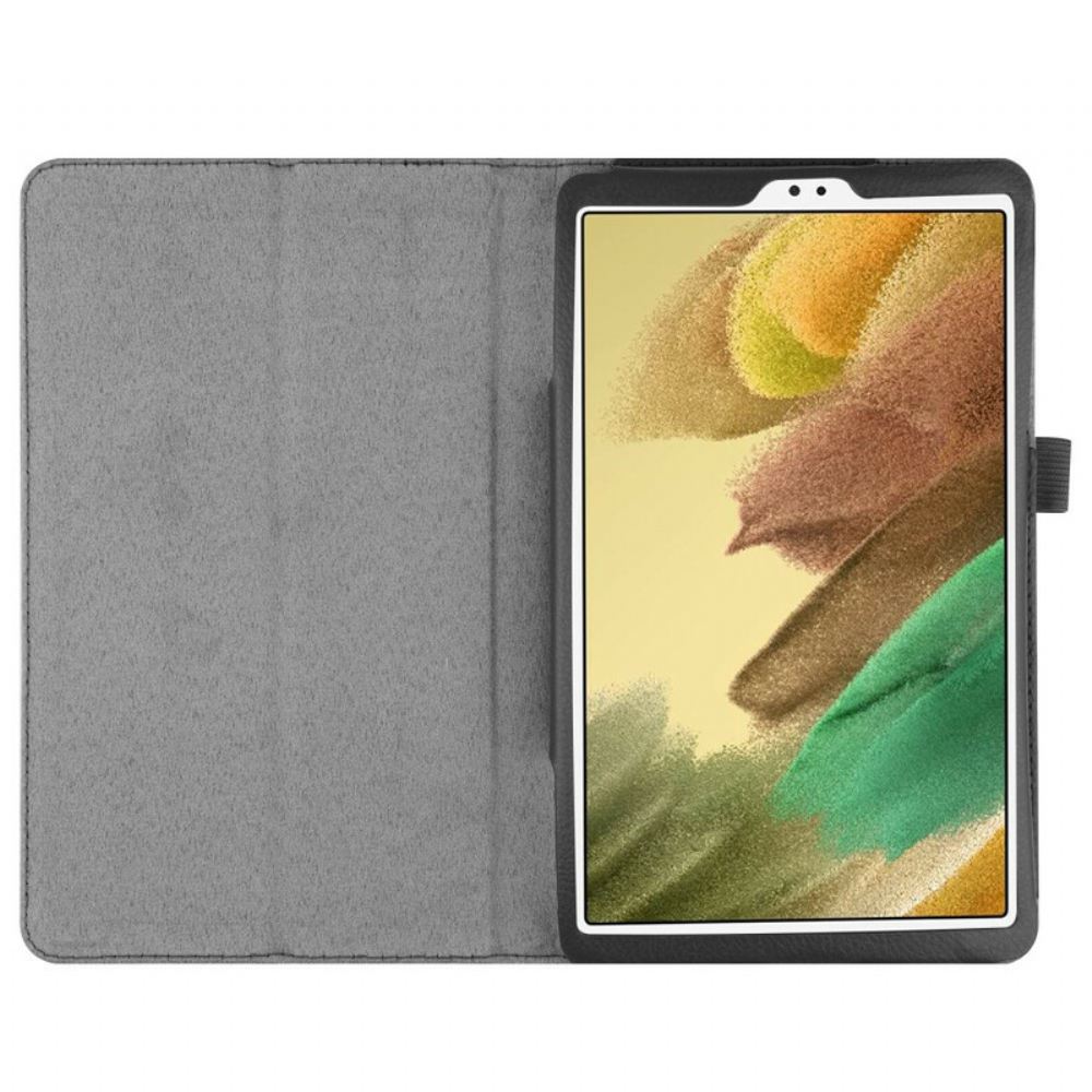 Pouzdra Na Samsung Galaxy Tab A7 Lite 2 Chlopně Z Umělé Kůže Litchi