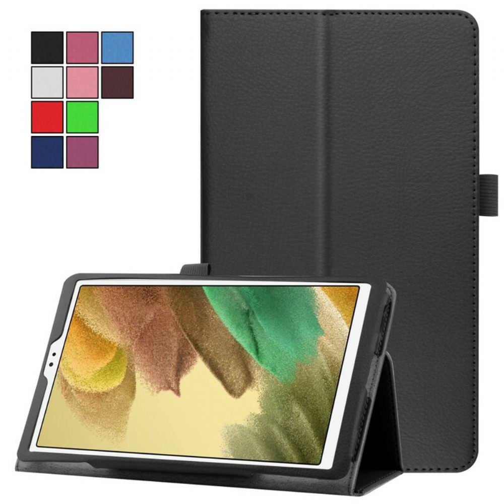 Pouzdra Na Samsung Galaxy Tab A7 Lite 2 Chlopně Z Umělé Kůže Litchi
